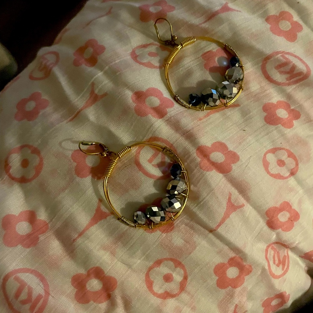 Rory Ashton cluster ( small hoops ) Earrings